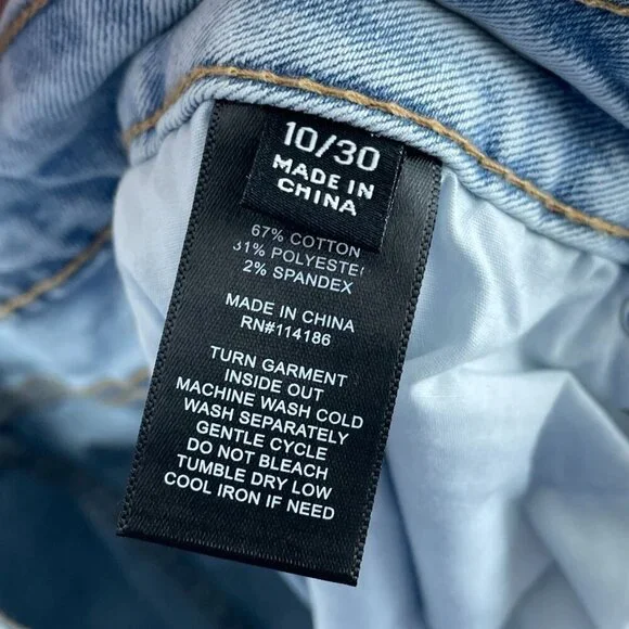 Frye Womens Stevie Wash Jeans Size 10/30 Light Blue Mid-Rise Cropped NWT 3036 - Picture 6 of 12